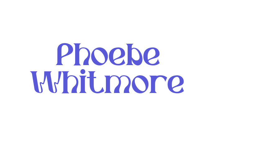 Phoebe Whitmore Font Download