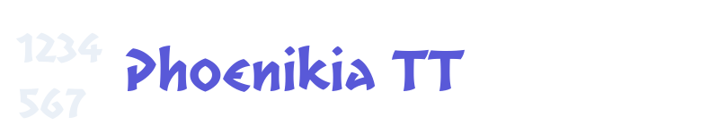 Phoenikia TT-related font