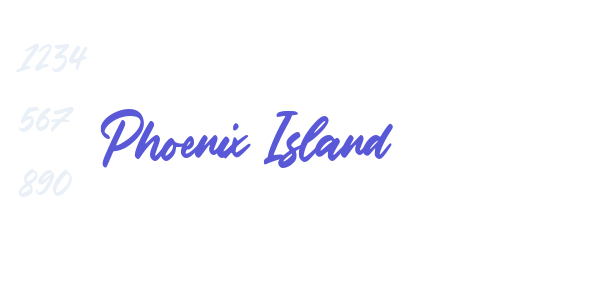 Phoenix Island font free