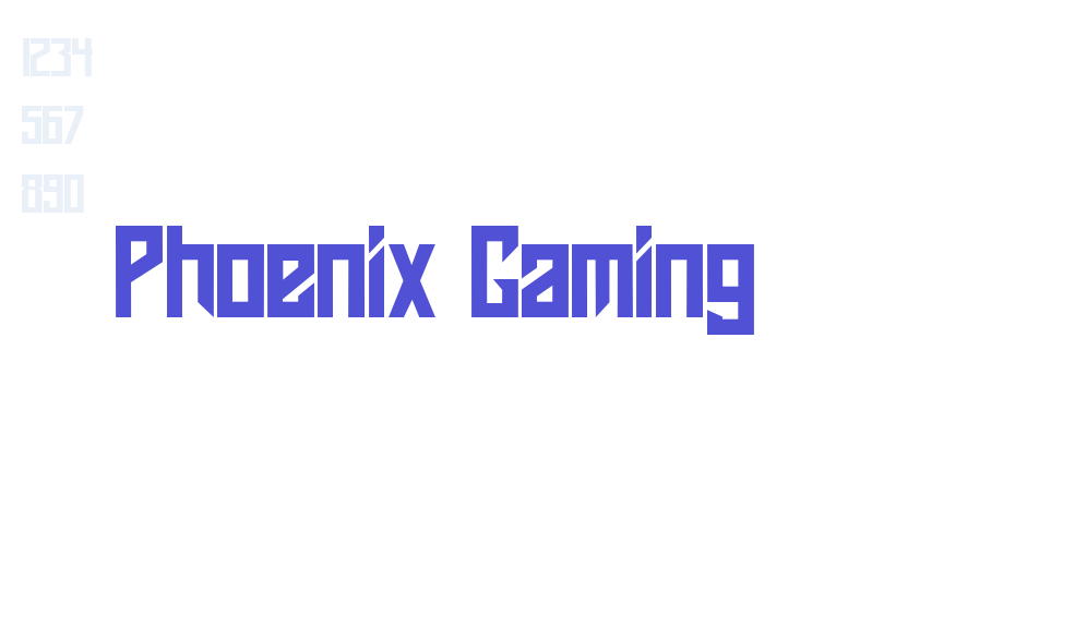 Phoenix Gaming-font-download