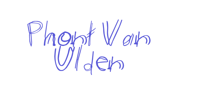 Phont Van Ulden Font Download