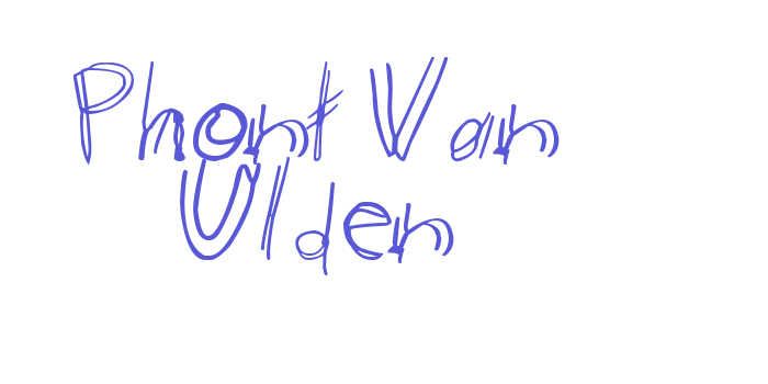 Phont Van Ulden Font