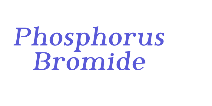 Phosphorus Bromide Font Download