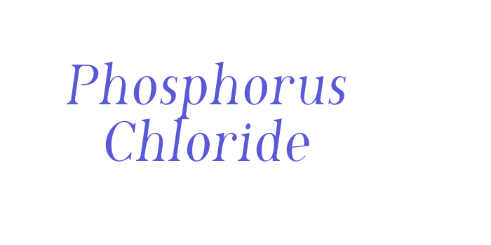 Phosphorus Chloride Font Download