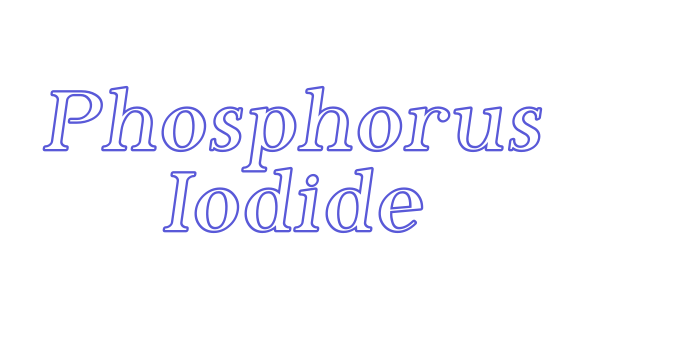 Phosphorus Iodide Font Download