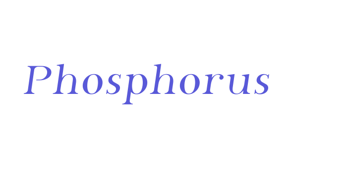 Phosphorus Font Download