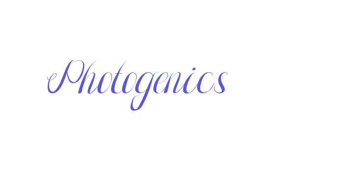 Photogenics Font Download