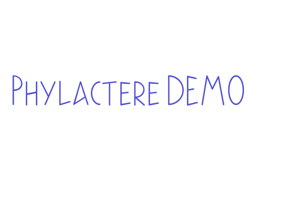 Phylactere DEMO Font Download