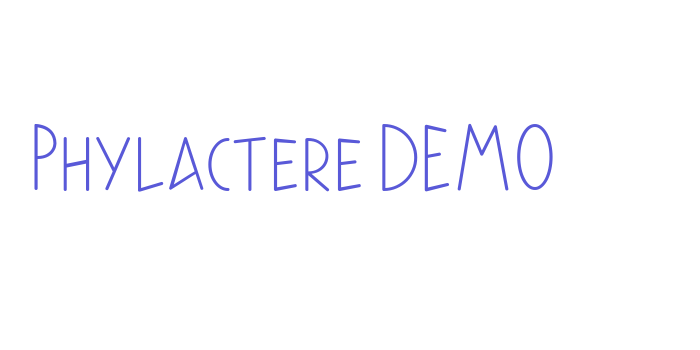 Phylactere DEMO Font Download