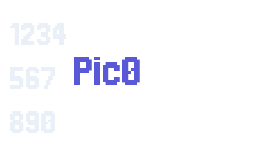 Pic0 Font Download