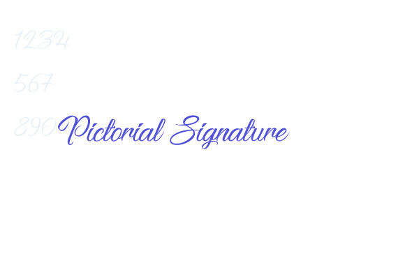 Pictorial Signature