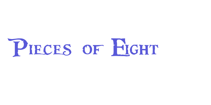 Pieces of Eight Font Download