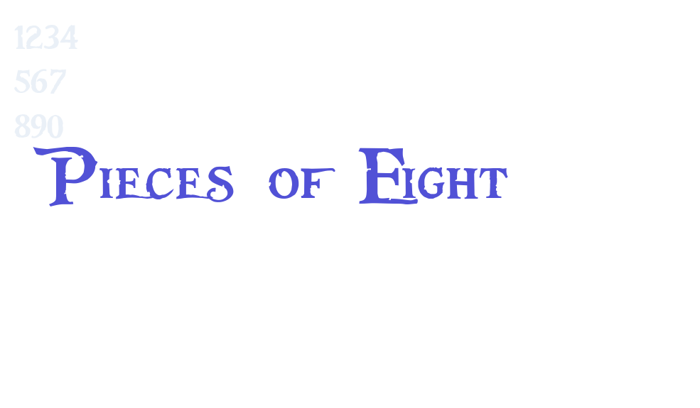 Pieces of Eight-font-download