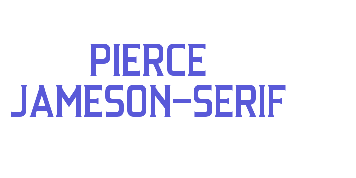 Pierce Jameson-Serif Font Download