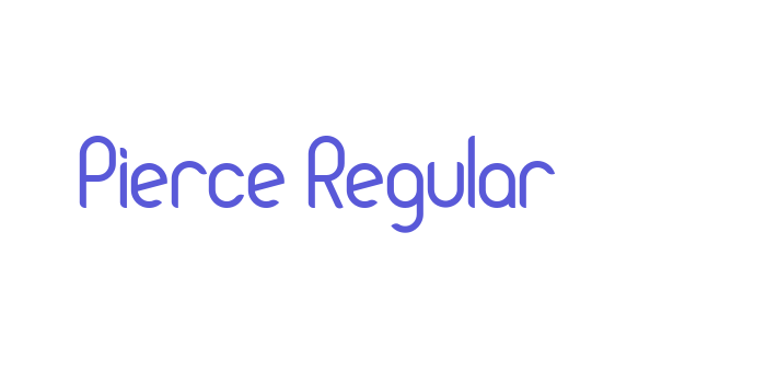 Pierce Regular Font Download