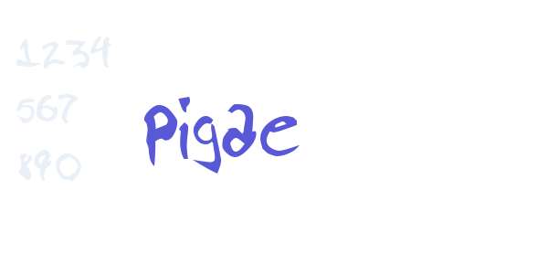 Pigae font free