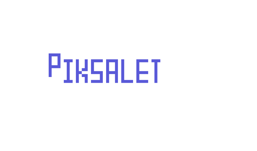 Piksalet Font Download