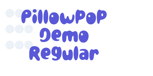 Pillowpop Demo Regular font free