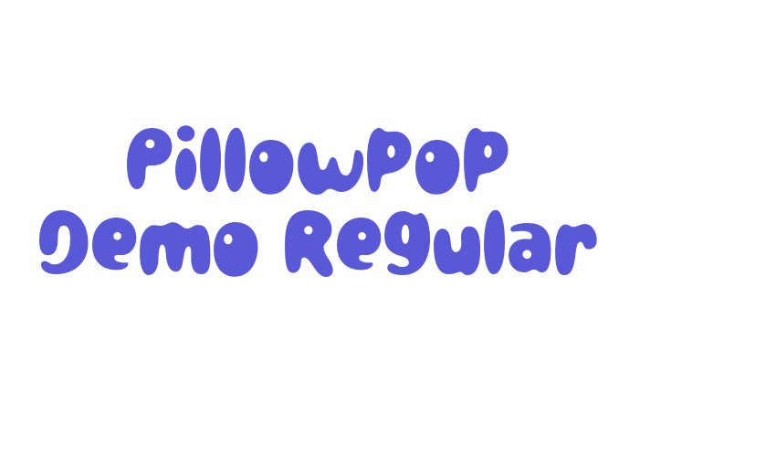 Pillowpop Demo Regular Font Download