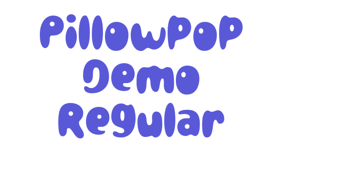 Pillowpop Demo Regular Font