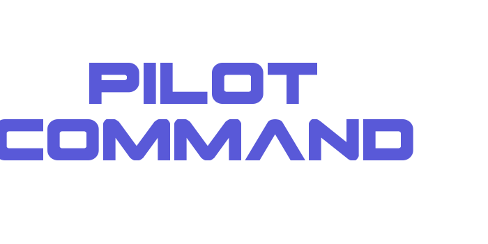 Pilot Command Font Download