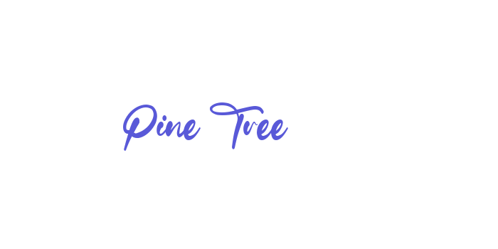 Pine Tree Font Download