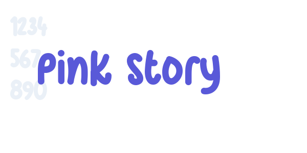 Pink Story font