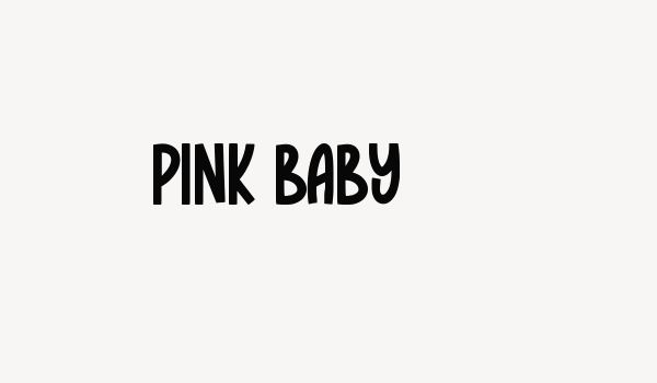 Pink Baby Font