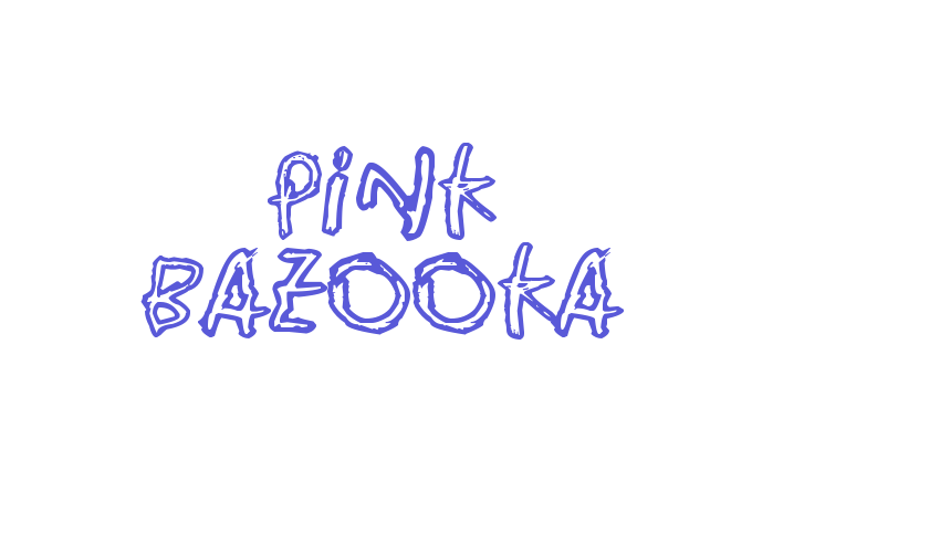 Pink Bazooka Font