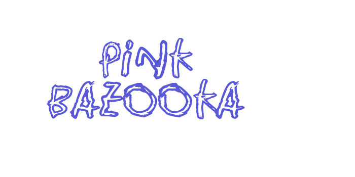 Pink Bazooka Font Download