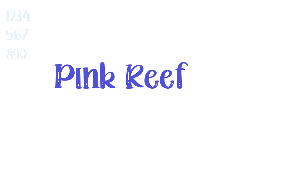 Pink Reef-font-download