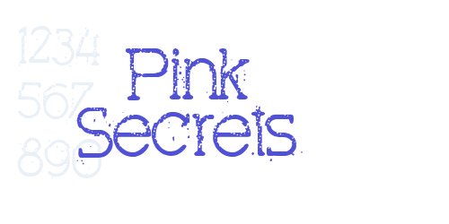 Pink Secrets-font-download