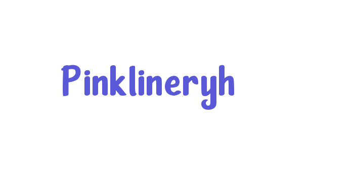 Pinklineryh Font Download