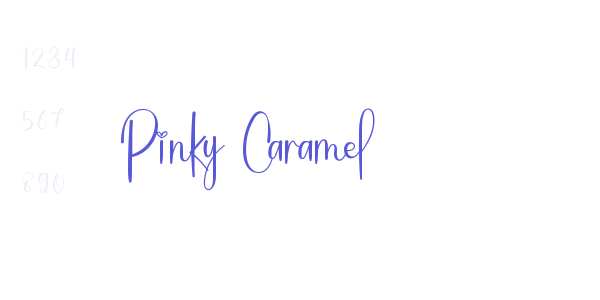 Pinky Caramel font free