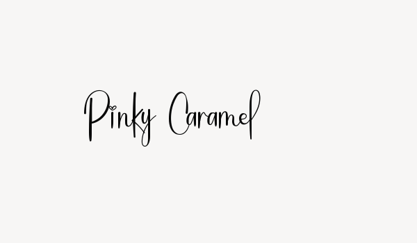 Pinky Caramel Font