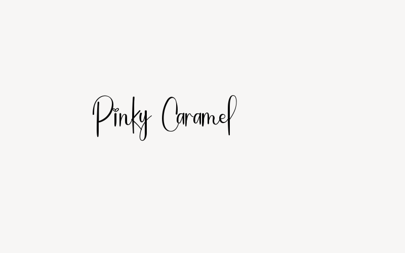 Pinky Caramel Font