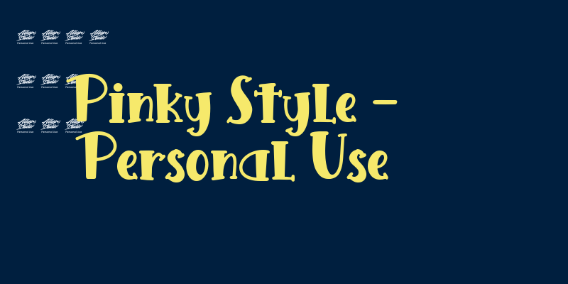 Pinky Style – Personal Use