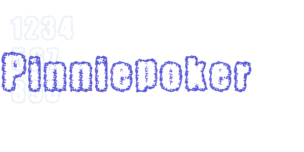 Pinniepoker font free