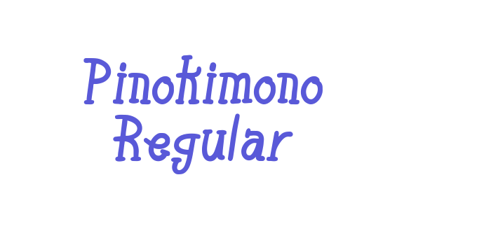 Pinokimono Regular Font Download