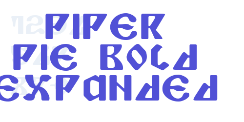 Piper Pie Bold Expanded-font-download