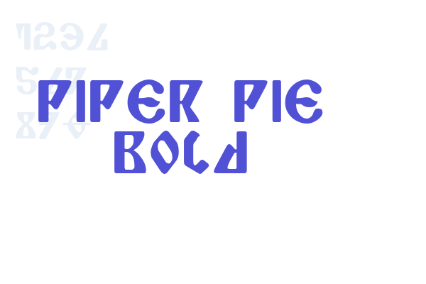 Piper Pie Bold