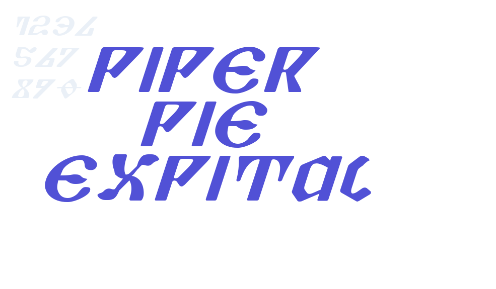 Piper Pie ExpItal-font-download