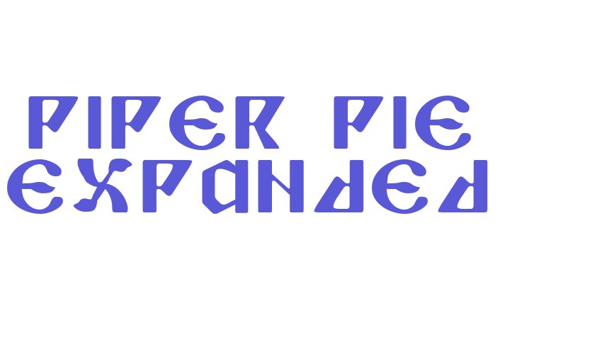 Piper Pie Expanded Font Download