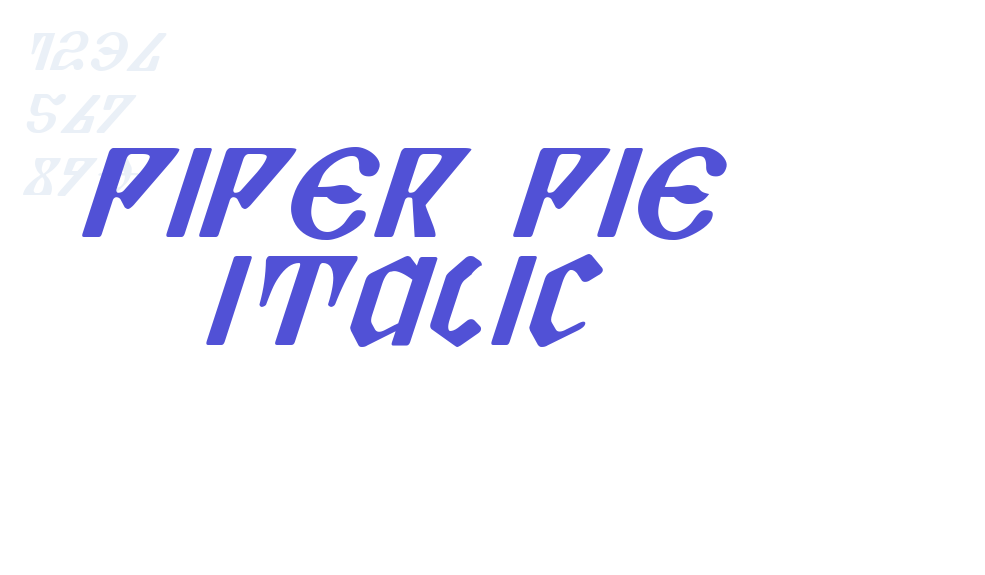 Piper Pie Italic-font-download