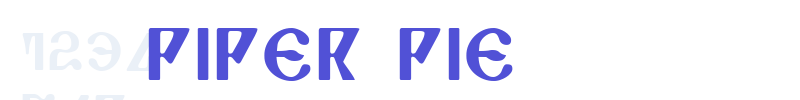 Piper Pie-font