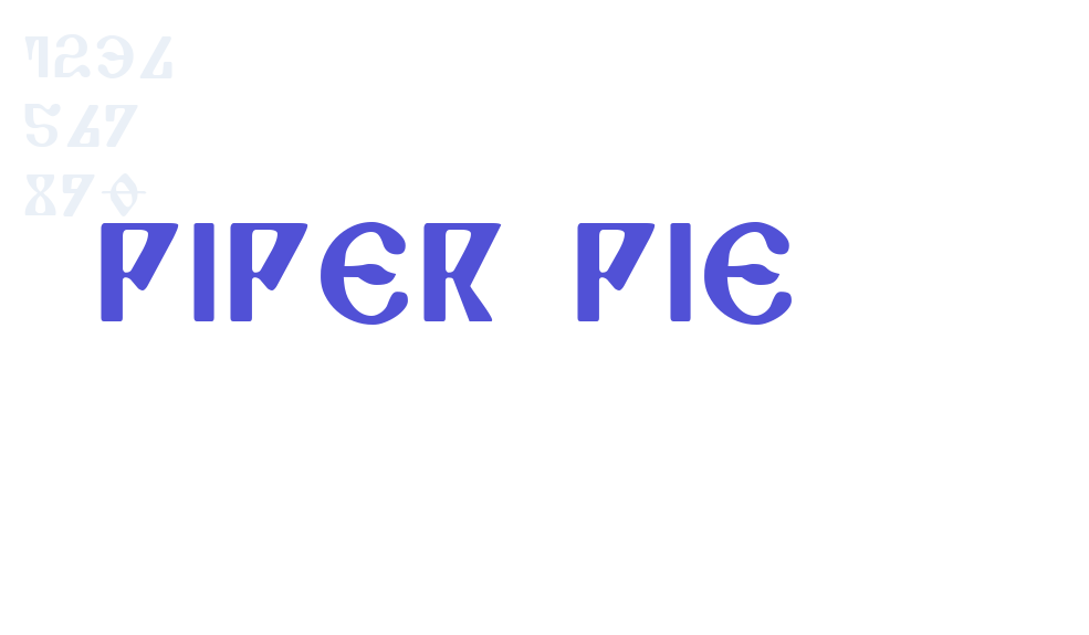 Piper Pie-font-download