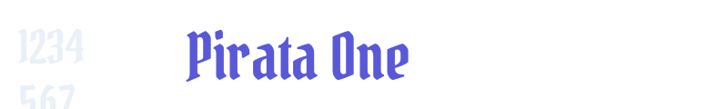 Pirata One font