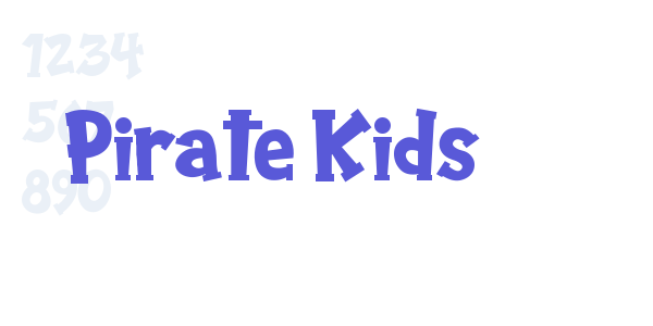 Pirate Kids font free