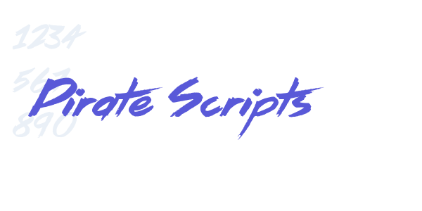 Pirate Scripts font free