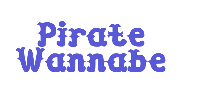 Pirate Wannabe Font Download